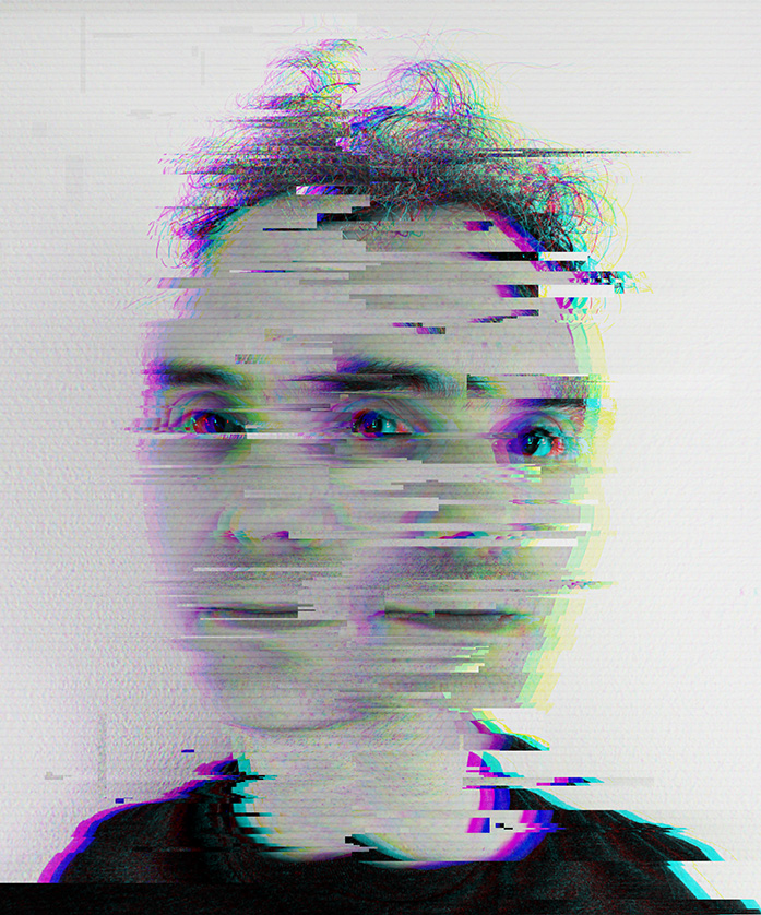 Sean Glitch Portrait Sean Siegler Glitch Portrait